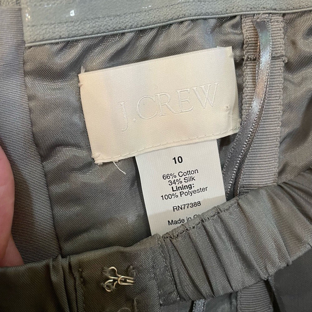 J. Crew Strapless Twill Mini Dress - Picture 3 of 3